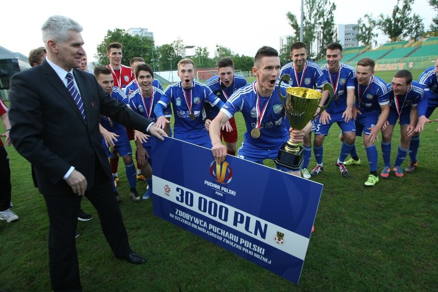 Śląsk II - Miedź II 1:3. Dolnośląski puchar dla Legnicy! (ZDJĘCIA)