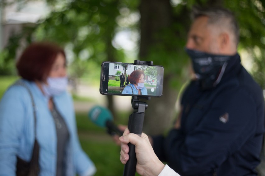 Protest na Osiedlu Niepodległości. Mieszkańcy nie chcą wieży Play