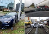 UWAGA - ślisko! Seria wypadków na drogach we Wrocławiu i autostradzie A4. Uważajcie podczas jazdy! [ZDJĘCIA]