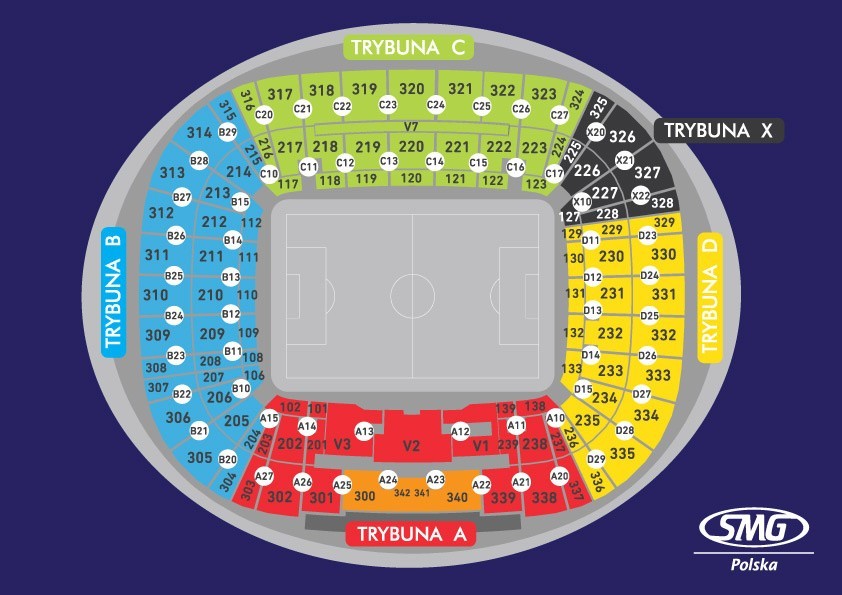 Zobacz gdzie siedzisz na Euro - plan stadionu we Wrocławiu (SEKTORY)