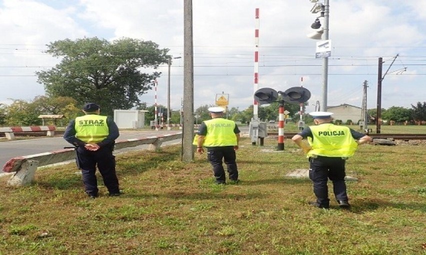 Wspólna akcja poddębickiej policji i Straży Ochrony Kolei