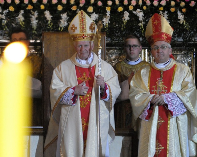 Abp Adam Szal i abp Celestino Migliore.