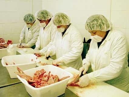 Zakład przetwórczy mięsa króliczego, należący do Gminnej Spółdzielni w Romanowie akurat spełnia wymagania Unii Europejskiej