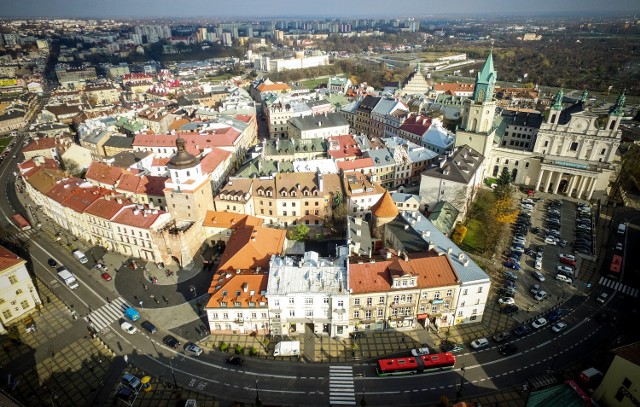 Stare Miasto (na zdj.), Śródmieście, Podzamcze i Czwartek, rejony ul. Kalinowszczyzna, dworca PKP, ul. Kunickiego to obszary, które zostaną objęte rewitalizacją. Łącznie chodzi o 476 hektarów