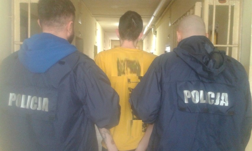 26-latek aresztowany za serię przestępstw w Inowrocławiu 