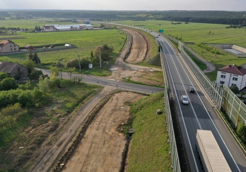 Tak obecnie wyglądają prace na S1, między Podwarpiem i...