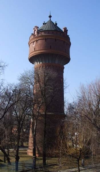 Wasserturm - wieża wodna w Opolu.