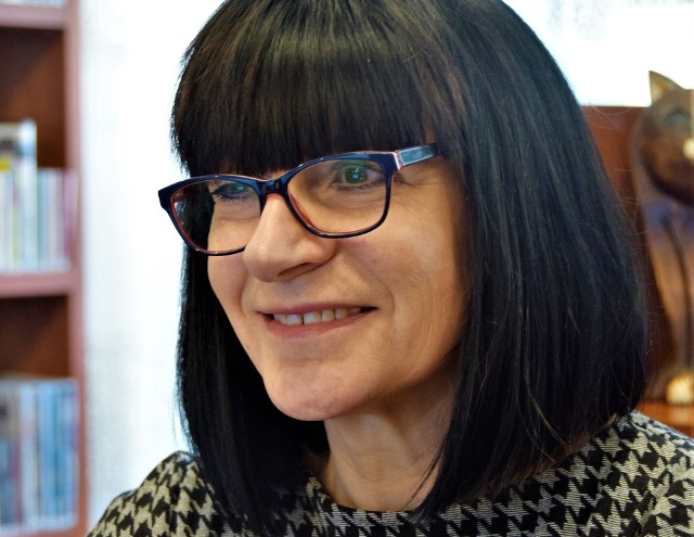 Anna Rafalska, kierowniczka filii nr 21 Miejskiej Biblioteki Publicznej