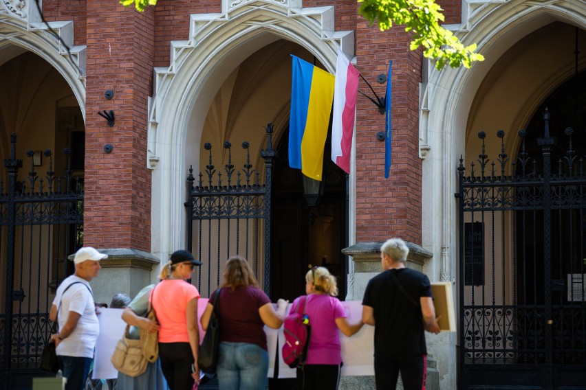 Kraków. Uchodźcy z Ukrainy dostali informację, że muszą opuścić budynki Uniwersytetu Jagiellońskiego do końca sierpnia