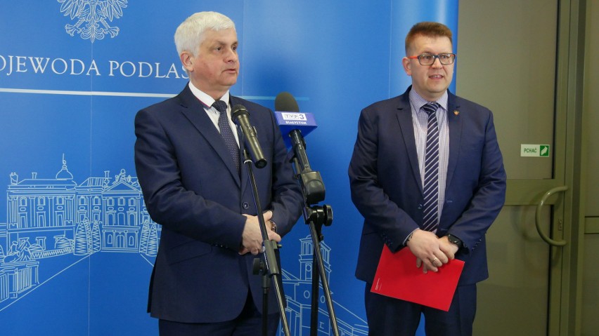 Wojewoda podlaski i wicedyrektor białostockiej IAS mówili...