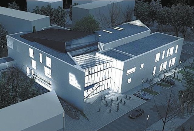 Projekt Bielskiego Centrum Kultury autorstwa białostockiego architekta Ireneusza Maksymiuka