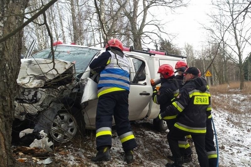 Wypadek miał miejsce 7 stycznia, na trasie Pozezdrze – Kuty....