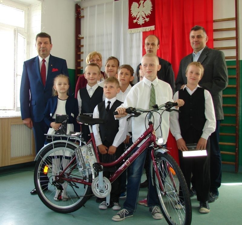 Rower wygrał Daniel Podolak, jego klasa 3 ze Szkoły...