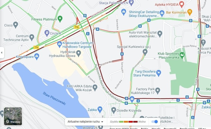 Kraków. Zderzenie autobusu z autem osobowym na skrzyżowaniu ul. Klimeckiego i Powstańców Wielkopolskich. Są duże utrudnienia w ruchu