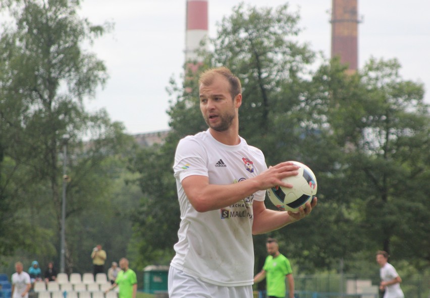 Wiosna 2017 r., Piotr Morawski na stadionie w Skawinie