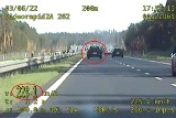 Gnali 220 km/h po autostradzie pod Świeciem. Zasilą budżet solidnymi mandatami