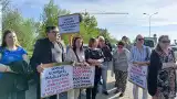 Przeciwnicy podziału gminy Supraśl blokowali rondo w Zaściankach