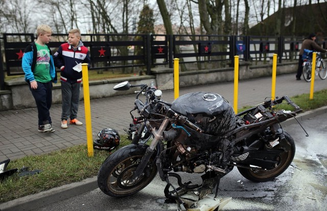 Motor był zniszczony po kolizji