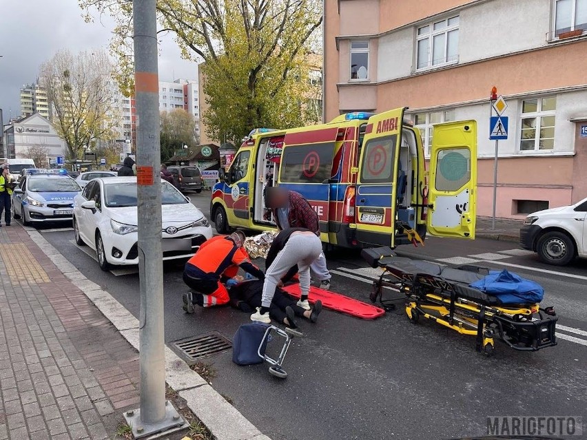 Potrącenie pieszej w Opolu.