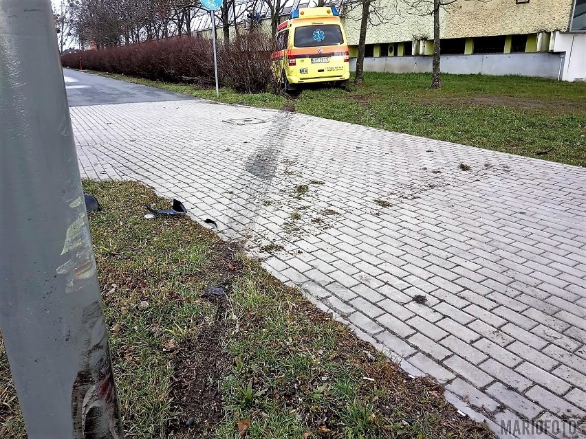 Wypadek na ul. Sosnkowskiego w Opolu. Kierowca audi wjechał...