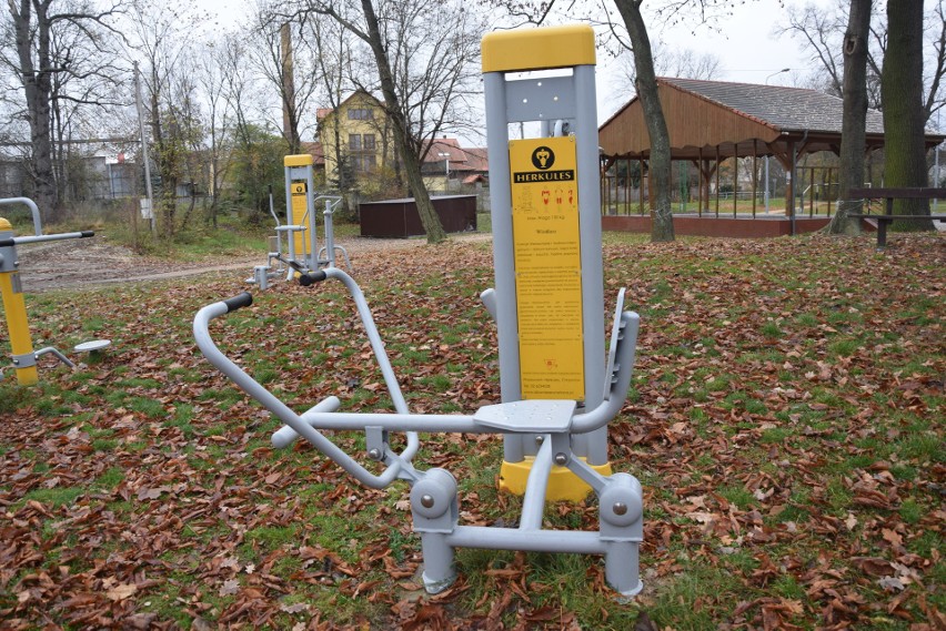 Odnowiony park w Zielonej Górze Przylepie nawet późną...