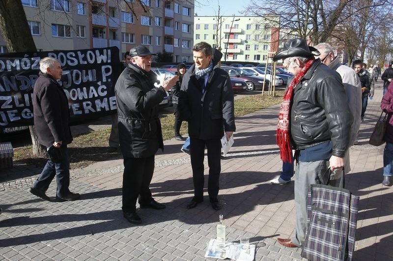 Janusz Palikot na kongresie w Szczecinie