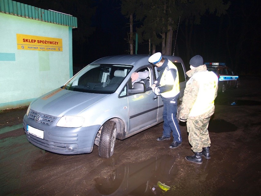 Wspólne działania Policji oraz Straży Granicznej w powiecie...