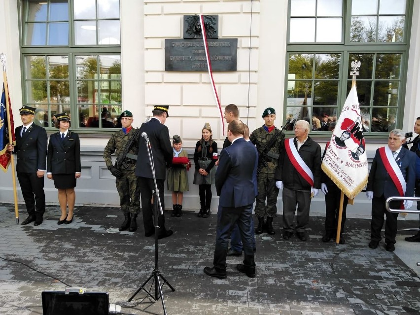 Danuta Siedzikówna ps. "Inka" patronką odnowionego dworca PKP Białystok (zdjęcia)