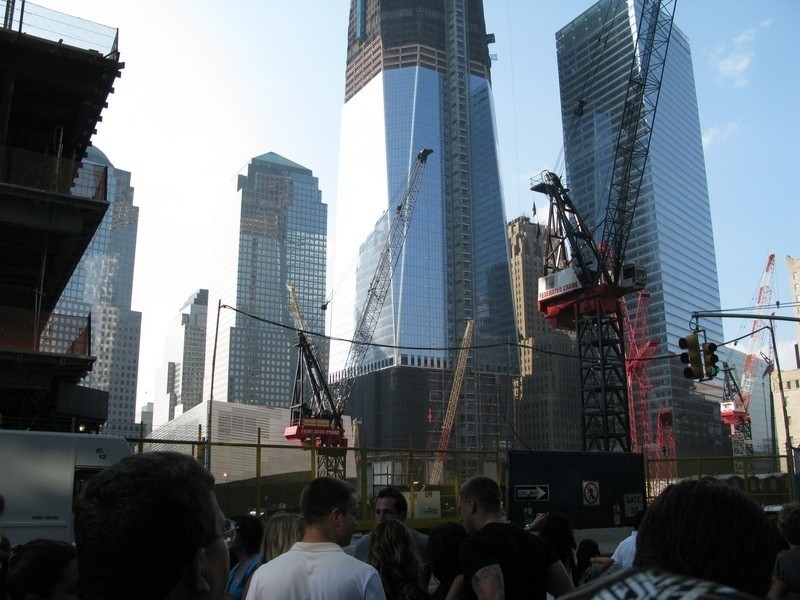 Strefa Ground Zero w Nowym Jorku to wielki plac budowy.