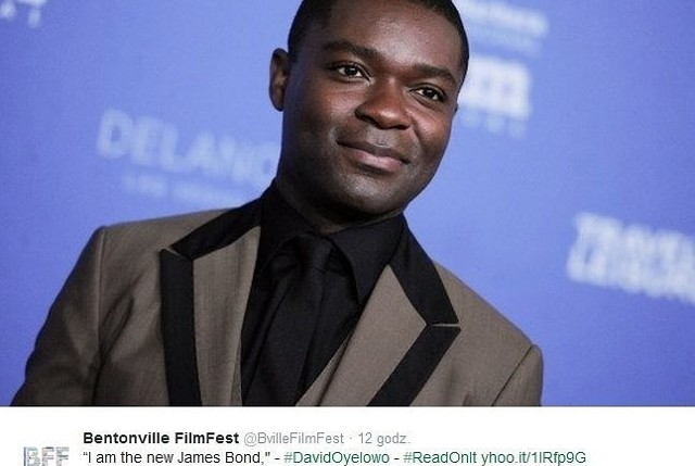 David Oyelowo podłoży głos pod Jamesa Bonda jako pierwszy w historii czarnoskóry aktor (fot. screen z Twitter.com)