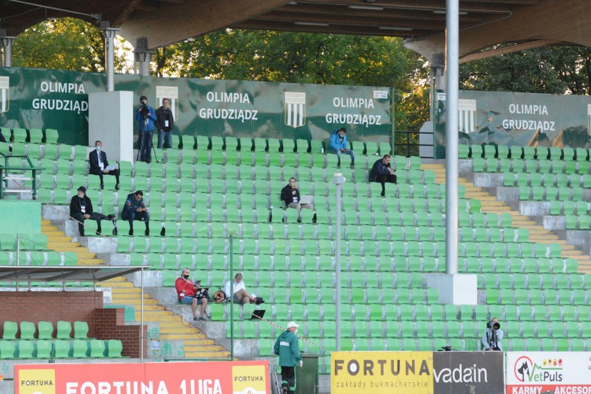 Olimpia Grudziądz w pierwszym meczu po przerwie spowodowanej...