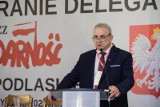 Walne zebranie delegatów podlaskiej Solidarności. Na przewodniczącego ponownie wybrano Józefa Mozolewskiego