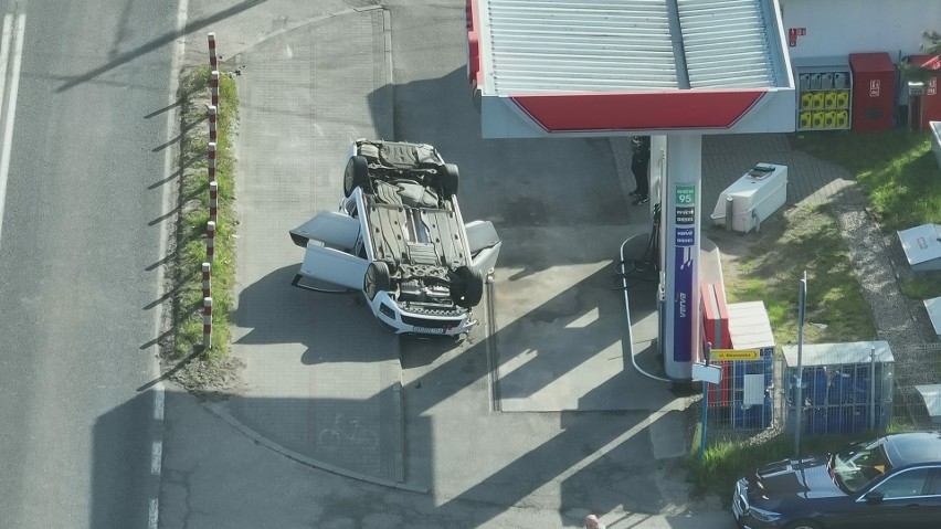 Dramatycznie wyglądające zderzenie pojazdów w Bogdańcu pod...