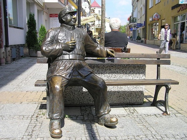 Pomnik Szwejka w Sanoku.