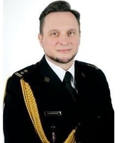 b]st. bryg. Piotr Koszczuk - Komendant Powiatowy PSP w...