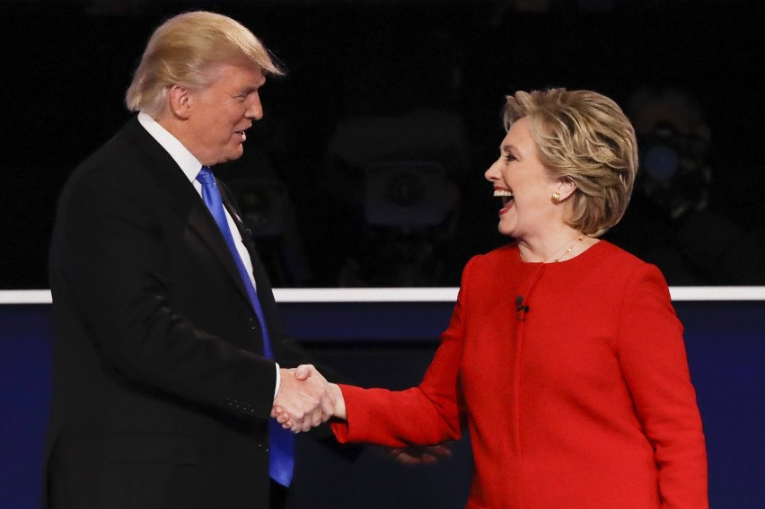 Debata prezydencka pomiędzy Hillary Clinton a Donaldem...