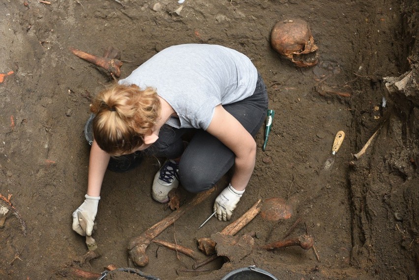 Archeolodzy zakończyli prace na cmentarzu przy kościele św....