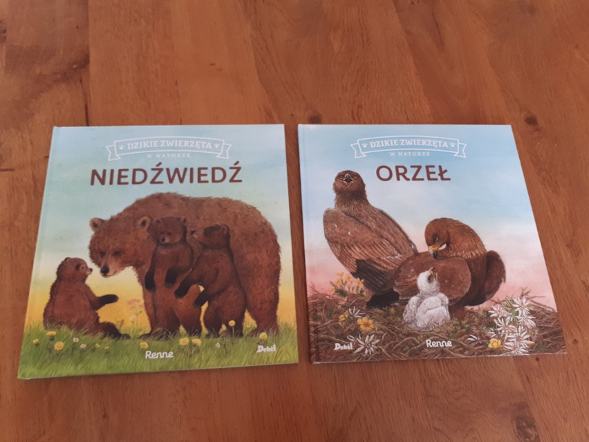 Dzikie zwierzęta w naturze. „Orzeł” i „Niedźwiedź” RECENZJA: świetne książki dla dzieci o świecie zwierząt