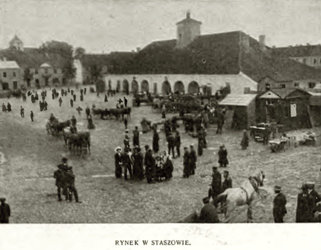 1912 , Rynek w Staszowie