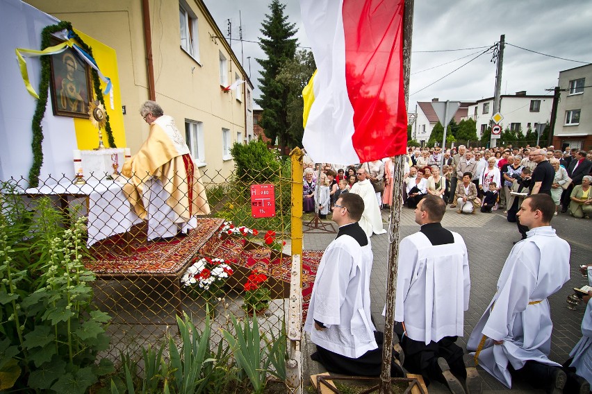 Procesja Bożego Ciała w parafii pw. Ducha Świętego w Bydgoszczy