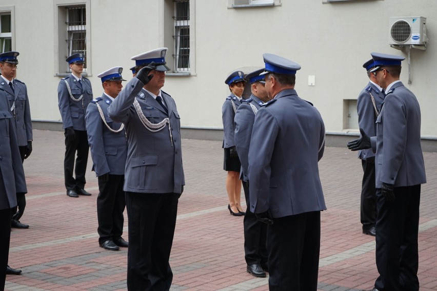 Funkcjonariusze Komendy Miejskiej Policji w Koszalinie...