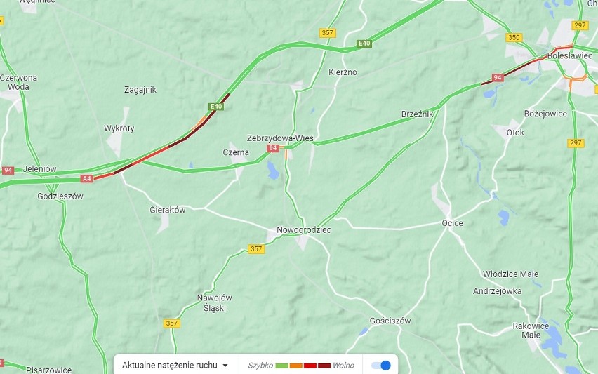 Korki i utrudnienia na autostradzie A4. Zator miał ponad 40 km! Rozpoczęły się wyjazdy na święta