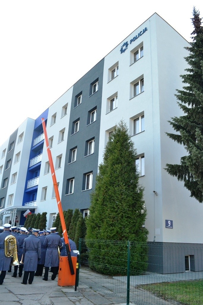 Bielsko-Biała: budynek policyjnej prewencji w nowej szacie [ZDJĘCIA]