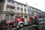 Pożar kamienicy w Sosnowcu ZDJĘCIA Poddasze stanęło w ogniu
