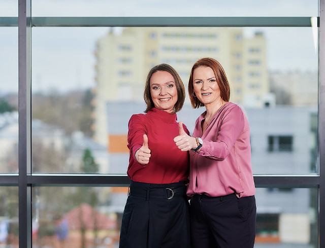 Aleksandra Chodasz i Inga Safader-Powroźnik