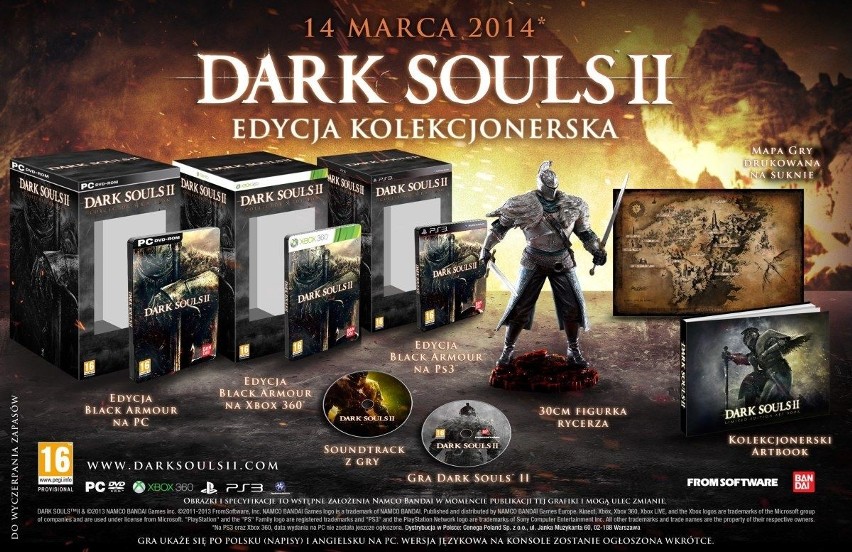 Dark Souls II: Edycja Kolekcjonerska z obowiązkową figurką