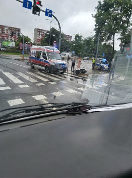 Kolizja na Wyszyńskiego w Białymstoku