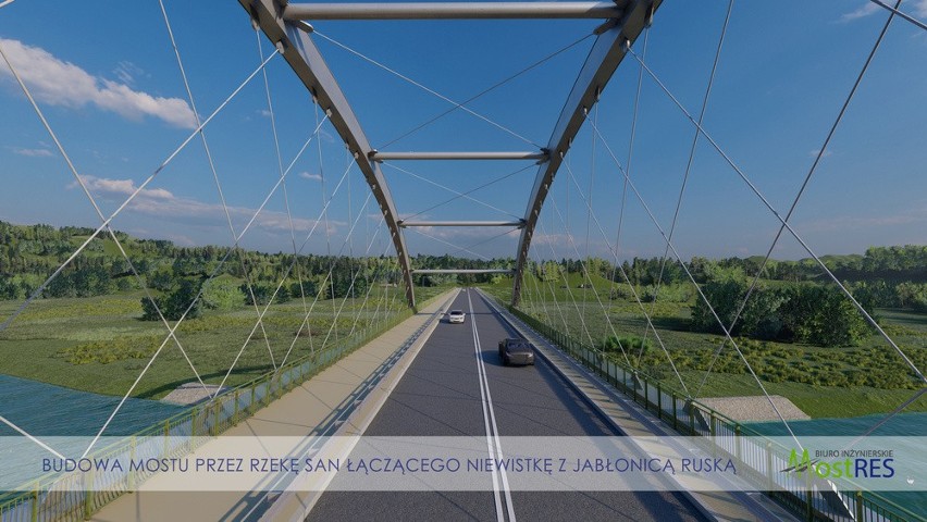 Firma Sarinż z Warszawy wybuduje most na Sanie w gminie Dydnia [WIZUALIZACJE]