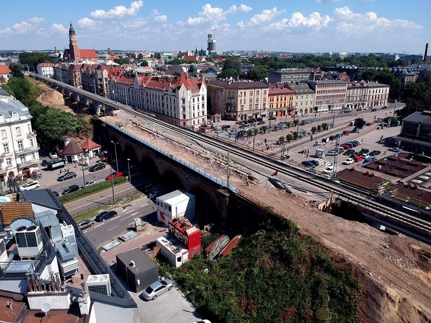 Kraków. Tak powstają nowe estakady kolejowe w środku miasta [ZDJĘCIA]