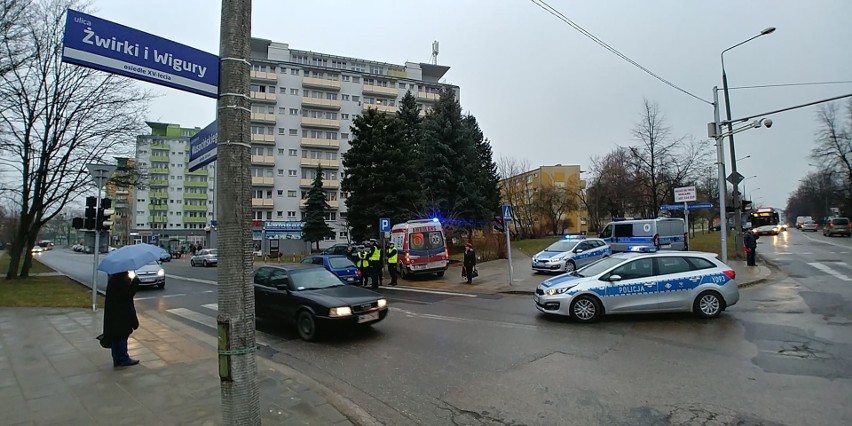 Piesza potrącona na przejściu przy Kusocińskiego w Radomiu.